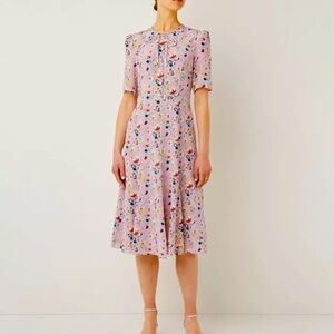 NWOT LK Bennett silk dress size 14